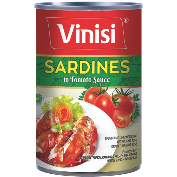 Makanan dalam kemasan Ikan Sarden Saus Tomat